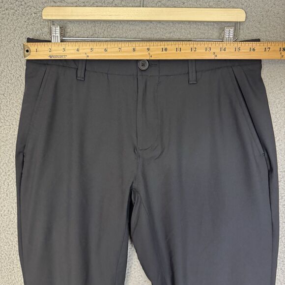 Under Armour Pants Mens 34x30 Black Golf Flat Front Casual Performance Stretch - Picture 3 of 10